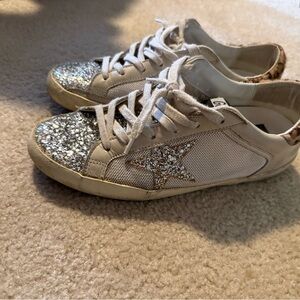 Golden Goose Glitter Star Sneakers